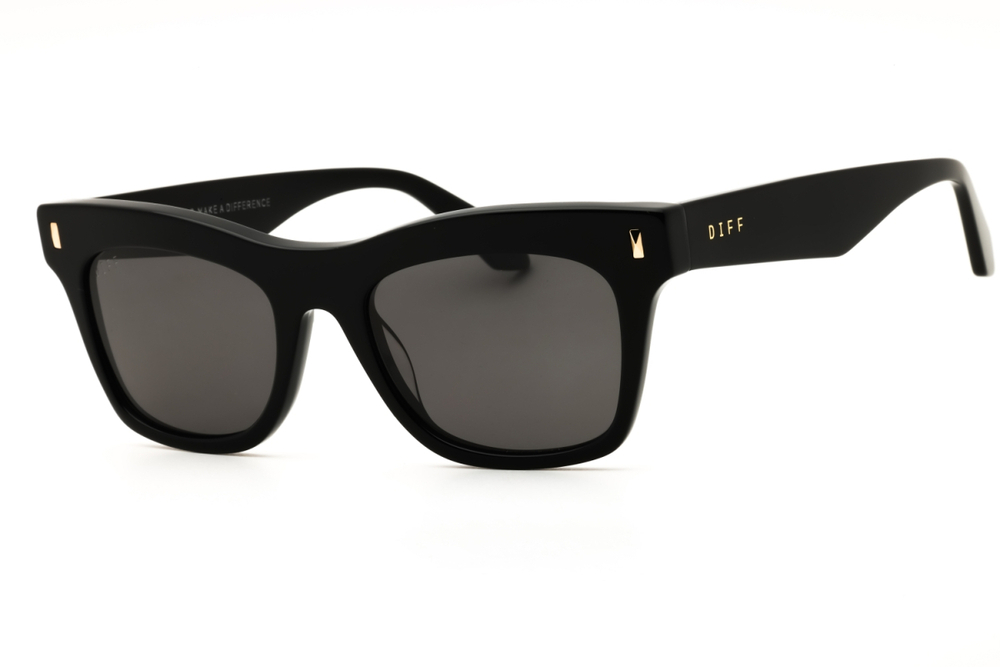 NEW DIFF Eyewear BRADLEY DE01-0763 Black Sunglasses Authentic